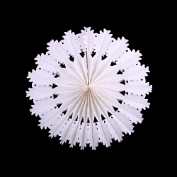 Снежинка ажурная 20 см белый